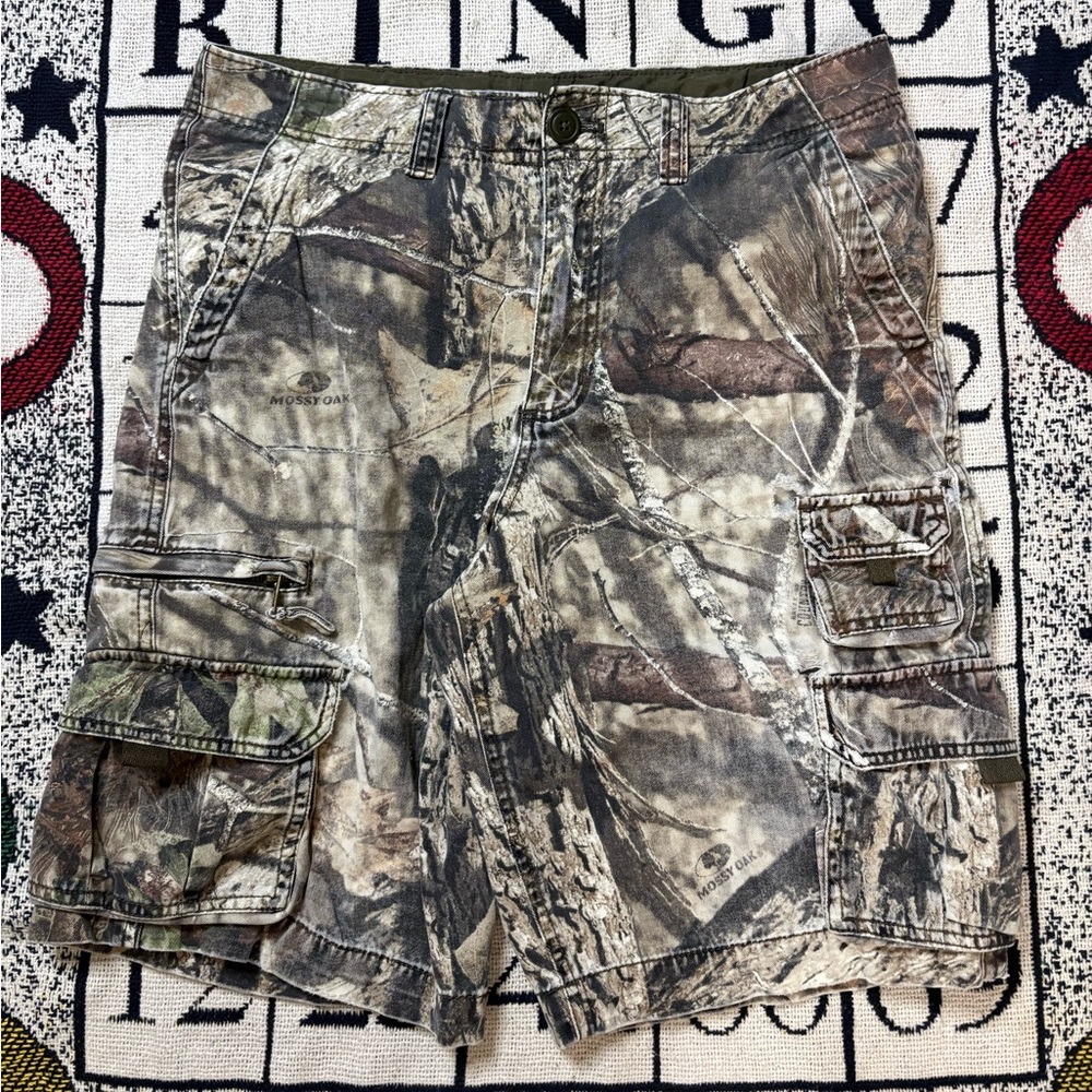 Faded Glory Camo Cargo Shorts Size 32 Waist Streetwear